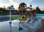Cầu trượt máng trượt hồ bơi trẻ em